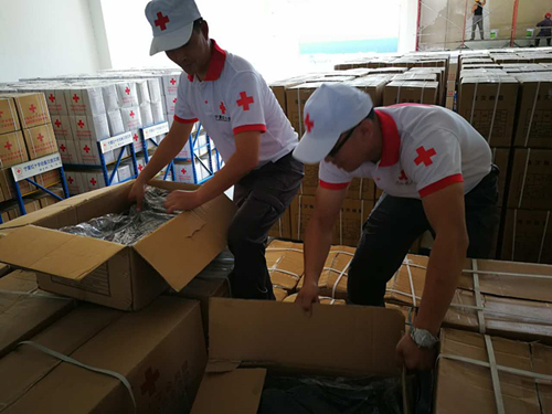 宁夏红十字会整装待发 随时赴灾区救援