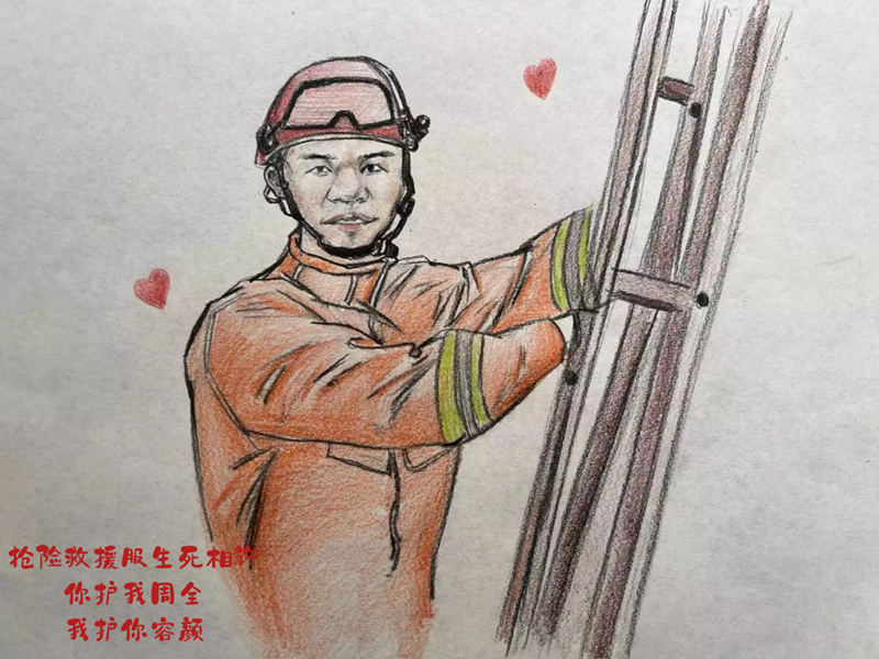 寧夏消防救援人員用漫畫深情告白“無聲的戰友”【5】