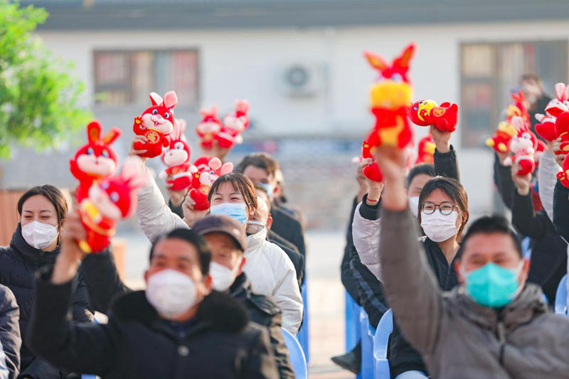 乡村春晚现场。灵武市委宣传部供图