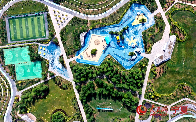 宁夏银川：节水主题公园 打造节水新亮点