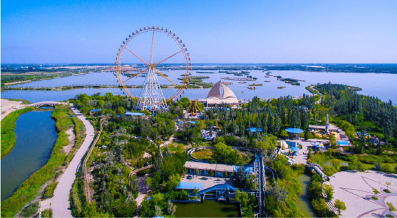 銀川閱海灣旅游景區。寧夏文旅廳供圖
