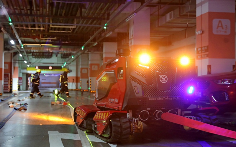 演練現場。郝瑞攝