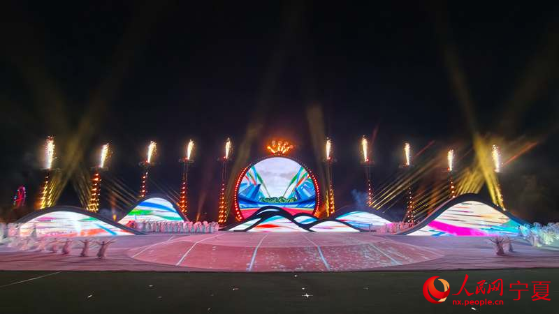 宁夏第十七届运动会暨第十届民族传统体育运动会开幕(图3)